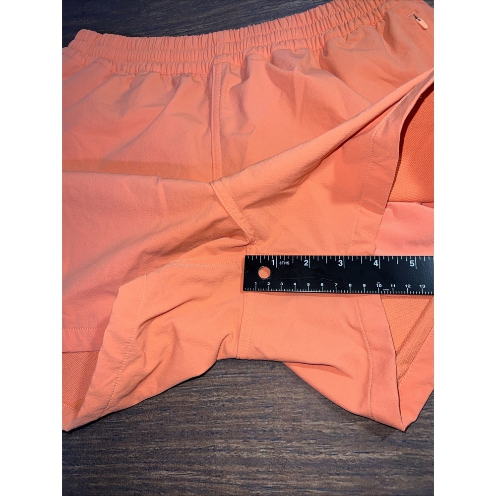 Outdoor Voices Women RECTREK 4" Hiking Shorts Camelia Orange Medium - Picture 4 of 5